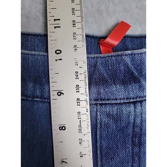 Spanx Jeans Womens Large 30x29 Skinny Mid Rise Light Blue Stretch Modern City - Picture 8 of 15